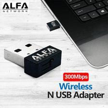Alfa Wifi Usb Adapter Mini 300 Mbps - Usb Wifi bluetooth - Wifi Bluetooth - Stronger Signal Gain Devices - Signals Transmission Device