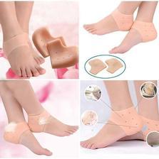 1 Pair Heel Silicone Gel Cover Dry Cracked Foot Pain Relief Protector
