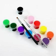 Pack Of 2 Mini Water Paint Set For Kids (6 Color Each Tray) Without Brush