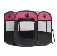8 Panel Portable Puppy Dog Pet Cat Playpen Crate Cage Kennel Tent Play Pen-SMALL SIZE