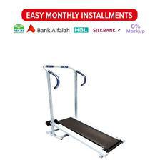 Manual Flat Treadmill With Twister - Multicolor