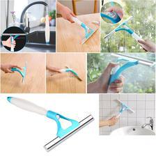 Shower Spray Mini Wiper / Spray Bottle for Car Glass Cleaning Wiper/Kitchen Cabinet Slap Cleaning wiper  washroom tiles cleaning Wiper/Mirror Window Glass cleaning wiper