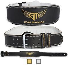 Leather Lifting Weight Belt Fitness