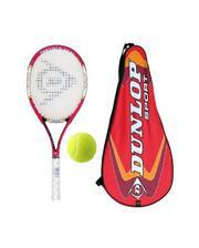 Pack of 2 : Tennis Racket with Dunlop Tennis Ball - Standard