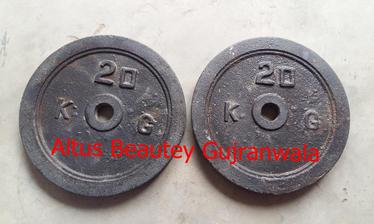 20 KG Pair GYM Weight Plates - Total 40-kg