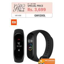 Global Version - Xiaomi Mi Band 4 Heart Rate Fitness Tracker Color Screen Wristband Black