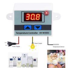 AC 220V W3001 LED Temperature Controller 10A Thermostat Control Switch Probe