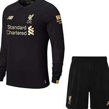 Liverpool Football Kit | 19/20 | Black/Away | Full Sleeves