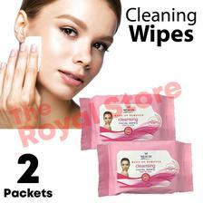 Makeup Remover Cleansing Facial Wipes 2 Packs Bundle
