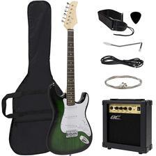 Best Choice Products Right Hand 39in Full Size Beginner Electric Guitar Starter Kit with Case