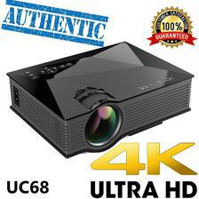 UNIC UC68 Original Projector 1800 Lumens 80 ANSI Multimedia Home Theatre HD 1080p Built-in HIFI Speaker Home Entertainment
