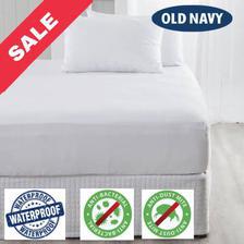 Old Navy Waterproof, Anti Dust Mattress Cover/Protector Fitted Sheet