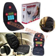 Home and Car Chair Body Massage Heat Mat Seat Cushion Neck Pain Lumbar Support Pad Back Massager