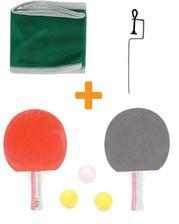 Table Tennis Racket With Net And Ball