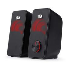 Redragon GS500 PC Gaming Speaker, 2.0 Channel Stereo Desktop Computer Speaker with Red Backlight