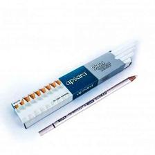 Apsara Glass Marking Pencils (10pcs) Free Sharpener (White)