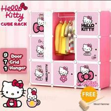 Hello Kitty 9 Cube Cabinet Wardrobe