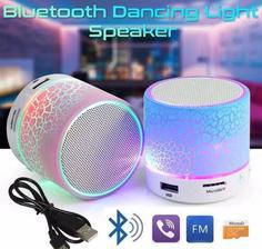 Wireless Bluetooth Mp3 Speaker - USB Speaker - Mp3 Player - LED Dancing Flash Lights