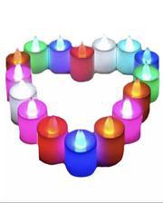 Pack Of 4 - Led Glowing Tea Light Candles