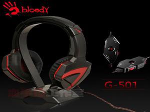 Bloody G501 7.1 Gaming Headset Headphone With Sound To Location Recognition Technology, 40MM