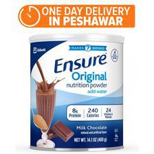 Ensure Chocolate Powdered Milk - 400Gm (One day delivery in Peshawar)