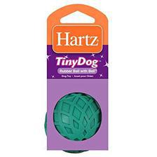 Hartz Tiny Dog Rubber Ball With Bell Dog's Toy
