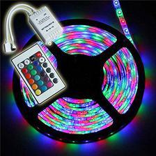 RGB LED Strip Lights Kit, 5 meter 5050 RGB LED Rope for Party, Living Room