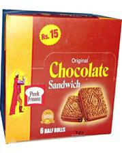 Pack of 6 Chocolate Sandwich Biscuits
