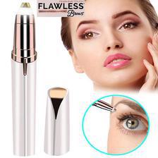 Eyebrow Flawless Electric Eyebrow Trimmer Makeup Painless Eye Brow Epilator For Women Mini Shaver Razors Portable Facial Hair Remover Female with Heavy Duty Battery