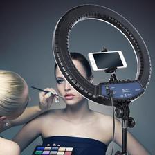 16CM Selfie Ring Light With Tripod Stand - LED Ring Light - Dimmable Makeup