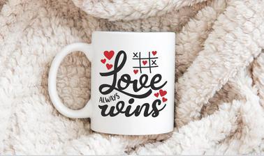 Love Always Wins Sublimation Mug - Customized Mug For Tea Lover