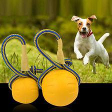 Dog Chew Toys Pet Ball Tug Toy