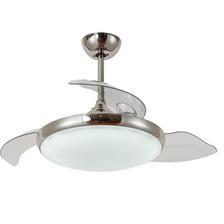 Hidden Blade ceiling fan with multi color lights