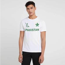 Pakistan short sleeve crew neck Tee shirt for men cricket fans independence day 14th august()
