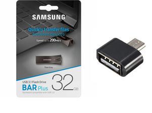 Samsung USB FLASH DRIVE BAR PLUS  1 Year Warranty with otg