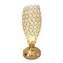 Fitoos - Exclusive Furniture & DÃ©cor Lighting Collection - High Quality Iron - Golden - Tomshine Crystal Table Lamps Gold Color Bedside Nightstand Lamp Desk Lamp for Living Room Bedroom Decorative Dining Room Kitchen Table Lamp - 2458