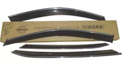 Sun Visors / Air Press with Clips And Chrome Lining For Toyota Premio 2001, 2002, 2003, 2004, 2005, 2006
