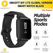 Amazfit Bip Lite Global Version Fitness Watch/ Smart Watch/ Smart Tracker Black Original