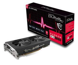 Sapphire 11265-05-20G Radeon Pulse RX 580 8GB GDDR5 Dual HDMI / DVI-D / Dual DP OC with Backplate (UEFI) PCI-E Graphics Card Graphic Cards