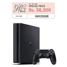 Sony PlayStation 4 Slim - 500GB Console - Region 2/PAL UK - Black