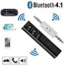 Car Wireless 3.5mm Aux Bluetooth Music Receiver Stereo Audio Music Kit Bluetooth Receiver Adapter for Speaker Car Aux Multipurpose Hands Free