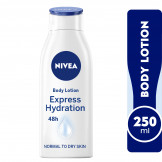 NIVEA Body Lotion Express Hydration, Body Care Sea Minerals, Normal to Dry Skin, 250ml 
