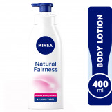 NIVEA Body Lotion Natural Fairness, Body Care Liquorice & Berry Extracts, Dry Skin, 400ml 