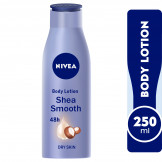 NIVEA Body Lotion Shea Smooth, Body Care Shea Butter, Dry Skin, 250ml 