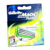 Gillette Mach 3 Turbo Cartridges 2s 