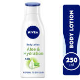 NIVEA Body Lotion Aloe & Hydration, Body Care Aloe Vera, Normal to Dry Skin, 250ml 