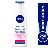 NIVEA Body Lotion Natural Fairness, Body Care Liquorice & Berry Extracts, Dry Skin, 250ml 