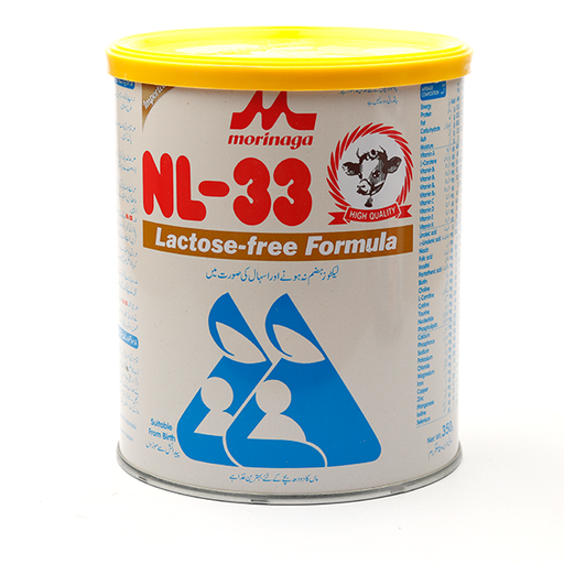 MORINAGA NL-33 LACTOSE FREE FORMULA POWDERED MILK 350G