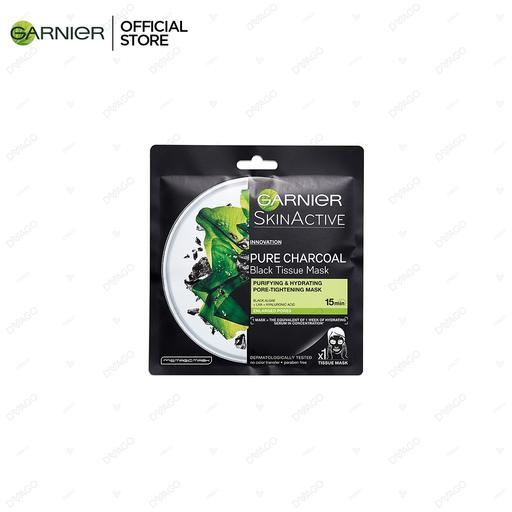 Garnier SkinActive Pure Charcoal Pore Refining Tissue Mask with Black Tea