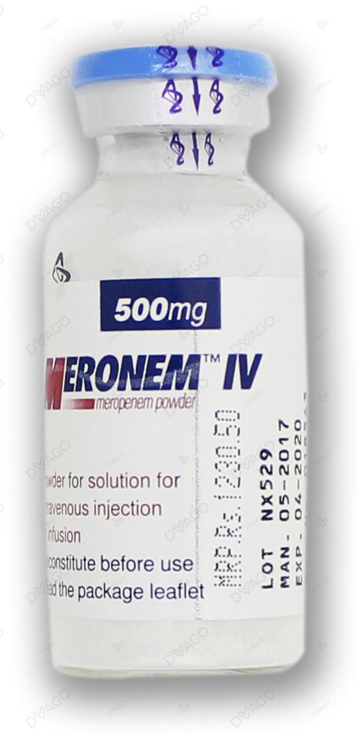 Meronem Injection 500mg 1 Vial